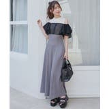 ウエストきゅっとフリルフレアワンピ | MAJESTIC LEGON  | 詳細画像21 