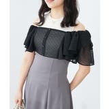 ウエストきゅっとフリルフレアワンピ | MAJESTIC LEGON  | 詳細画像28 