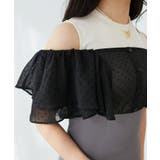 ウエストきゅっとフリルフレアワンピ | MAJESTIC LEGON  | 詳細画像29 