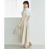 ウエストきゅっとフリルフレアワンピ | MAJESTIC LEGON  | 詳細画像34 