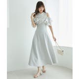 ウエストきゅっとフリルフレアワンピ | MAJESTIC LEGON  | 詳細画像50 