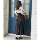 ウエストきゅっとフリルフレアワンピ | MAJESTIC LEGON  | 詳細画像9 