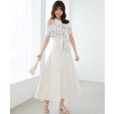 アイボリー柄 | ウエストきゅっとリボンワンピース | MAJESTIC LEGON 