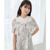 グレー柄 | ウエストきゅっとリボンワンピース | MAJESTIC LEGON 