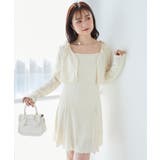 カーデセット肩リボンキャミワンピ | MAJESTIC LEGON  | 詳細画像5 