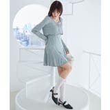 グレー | カーデセット肩リボンキャミワンピ | MAJESTIC LEGON 