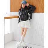 2wayリボンバイカラーブルゾン | MAJESTIC LEGON  | 詳細画像30 