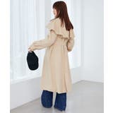 ドレープフリルトレンチコート | MAJESTIC LEGON | 詳細画像17