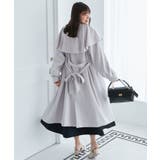 ドレープフリルトレンチコート | MAJESTIC LEGON | 詳細画像25