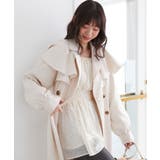 ドレープフリルトレンチコート | MAJESTIC LEGON | 詳細画像8