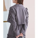 ブローチセットホイップフリルジャケット | MAJESTIC LEGON  | 詳細画像22 