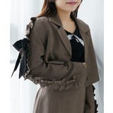 ブローチセットホイップフリルジャケット | MAJESTIC LEGON  | 詳細画像30 