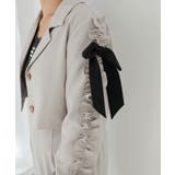 ブローチセットホイップフリルジャケット | MAJESTIC LEGON  | 詳細画像9 