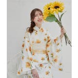 イエロー柄 | ワンピでも着れる2WAY浴衣 | MAJESTIC LEGON 