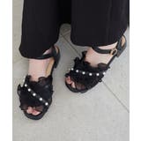 パールシアーフリルサンダル | MAJESTIC LEGON  | 詳細画像17 