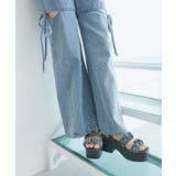 シアービジュー厚底サンダル | MAJESTIC LEGON  | 詳細画像13 