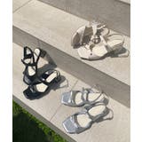 クリアビジューヒールリボンサンダル | MAJESTIC LEGON  | 詳細画像16 