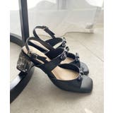 クリアビジューヒールリボンサンダル | MAJESTIC LEGON  | 詳細画像18 