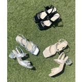 クリアビジューヒールリボンサンダル | MAJESTIC LEGON  | 詳細画像2 