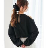 オープンショルダーリボンスウェット | MAJESTIC LEGON  | 詳細画像14 