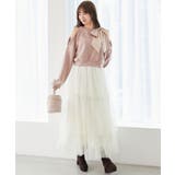 オープンショルダーリボンスウェット | MAJESTIC LEGON  | 詳細画像17 