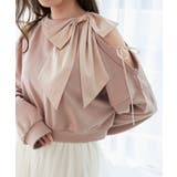 オープンショルダーリボンスウェット | MAJESTIC LEGON  | 詳細画像22 