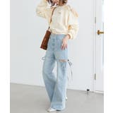 オープンショルダーリボンスウェット | MAJESTIC LEGON  | 詳細画像24 