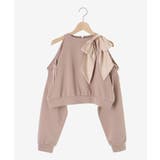 オープンショルダーリボンスウェット | MAJESTIC LEGON  | 詳細画像31 