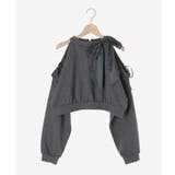 オープンショルダーリボンスウェット | MAJESTIC LEGON  | 詳細画像32 