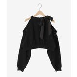 オープンショルダーリボンスウェット | MAJESTIC LEGON  | 詳細画像33 