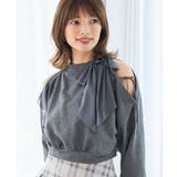 オープンショルダーリボンスウェット | MAJESTIC LEGON  | 詳細画像5 