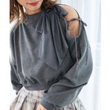 オープンショルダーリボンスウェット | MAJESTIC LEGON  | 詳細画像8 