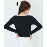 バイカラーチェックトップス | MAJESTIC LEGON  | 詳細画像21 