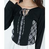 バイカラーチェックトップス | MAJESTIC LEGON  | 詳細画像22 