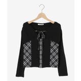 バイカラーチェックトップス | MAJESTIC LEGON  | 詳細画像28 