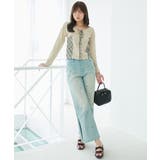 バイカラーチェックトップス | MAJESTIC LEGON  | 詳細画像3 