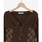 バイカラーチェックトップス | MAJESTIC LEGON  | 詳細画像30 