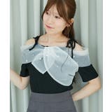 キラキラビジューオフショルトップス | MAJESTIC LEGON | 詳細画像19