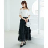 キラキラビジューオフショルトップス | MAJESTIC LEGON | 詳細画像2