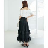 キラキラビジューオフショルトップス | MAJESTIC LEGON | 詳細画像4