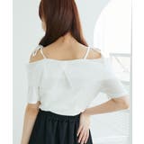 キラキラビジューオフショルトップス | MAJESTIC LEGON | 詳細画像7