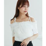 オフ | キラキラビジューオフショルトップス | MAJESTIC LEGON