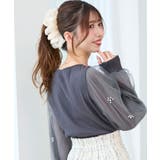 パールチュールスリーブ長袖トップス | MAJESTIC LEGON  | 詳細画像28 