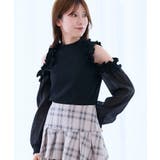 オープンショルダーフリルカットトップス | MAJESTIC LEGON  | 詳細画像20 