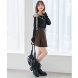 肩リボンチェックバイカラートップス | MAJESTIC LEGON  | 詳細画像10 