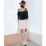 肩リボンレースドッキングトップス | MAJESTIC LEGON  | 詳細画像18 