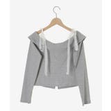 肩リボンレースドッキングトップス | MAJESTIC LEGON  | 詳細画像27 