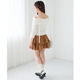 肩リボンレースドッキングトップス | MAJESTIC LEGON  | 詳細画像4 