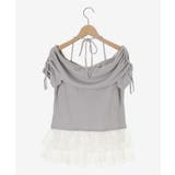 裾レースオフショルトップス | MAJESTIC LEGON  | 詳細画像29 