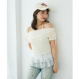 裾レースオフショルトップス | MAJESTIC LEGON  | 詳細画像6 